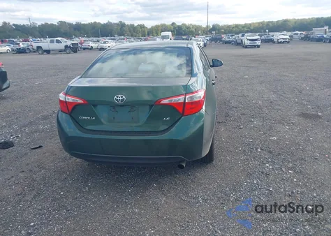 2014 Toyota Corolla Le from USA, damaged, VIN 2T1BURHE2EC042488